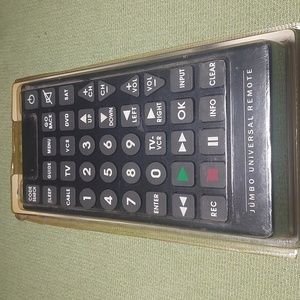 Jumbo universal remote